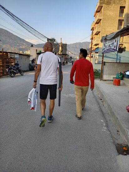 Schon sind wir auf den Rückweg