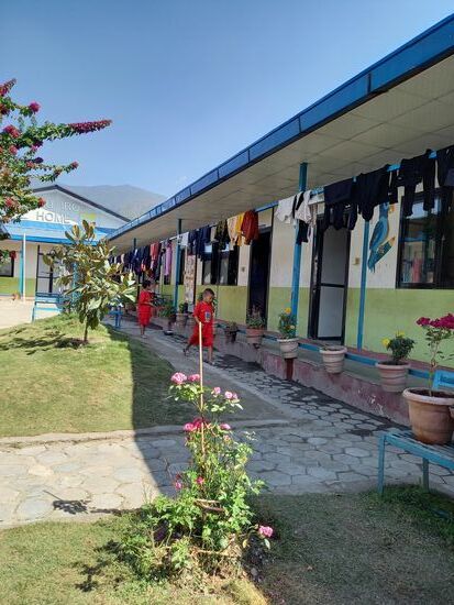 Jeder Platz wird zum Trocknen genutzt.