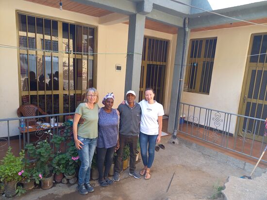 Ein letztes gemeinsames Foto. Wir haben uns hier richtig wohl gefühlt!