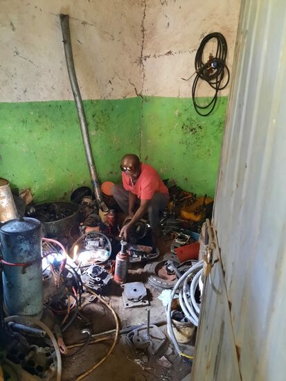 Das Ersatzteil Lager