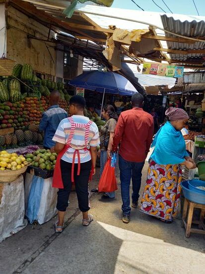 Dann geht es auf den Markt und auch hier versucht mann mich über den Tisch zu ziehen.