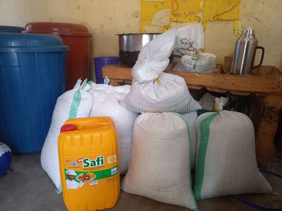 Das reicht ca. einen Monat.