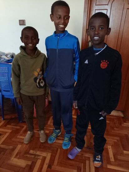 Die Jungs sind total happy