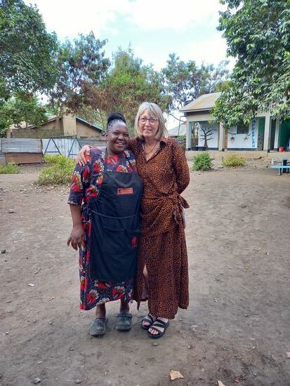 Die Köchin ist besonders herzig