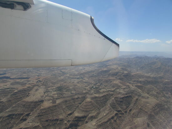 Der Blick auf die Berge rund um Lalibela ist immer wieder einzigartig schön.