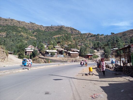 Strassenansichten von Lalibela