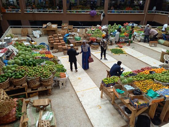 Obst und Gemüse in Hülle und Fülle.