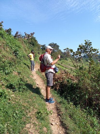 Wir wandern bis auf ca. 2200m Höhe.
