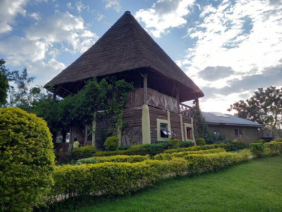 Vom Restaurant der Lodge haben wir einen tollen Blick.