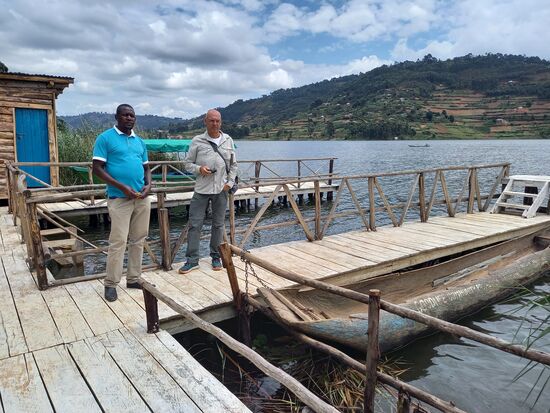 Der Hauseigene  Bootsanleger