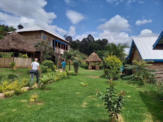 Man kann aber auch in dem Restaurant,  das zur Anlage gehört etwas essen.
