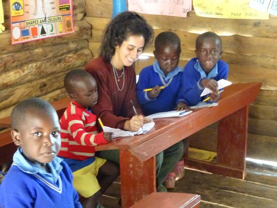 Danach wird fleißig gelernt.