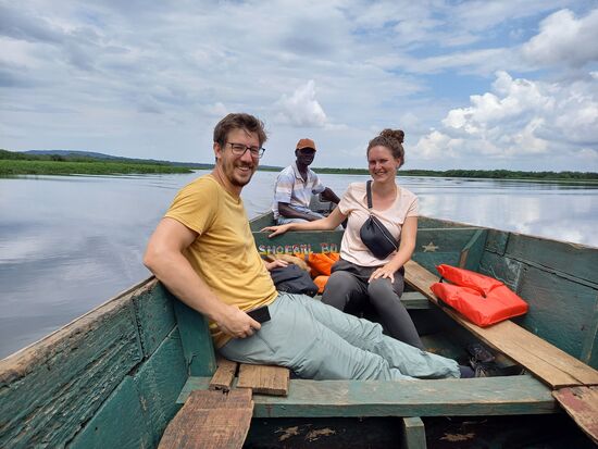 Patrick und Jasmin haben wir gleich zu Beginn unserer Reise kennengelernt und mit ihnen zusammen die Tour in die Sümpfe unternommen.