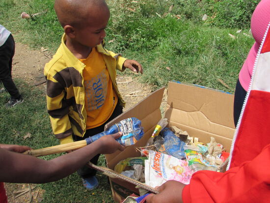 In Windes Eile füllt sich die Kiste.