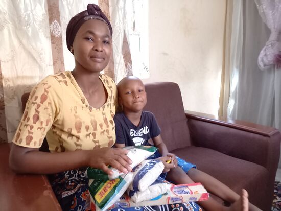 Die Lebensmittel lösen auch hier Freude aus.