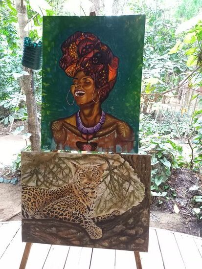 Das Bild der Frau hat es mir angetan, wirklich toll.