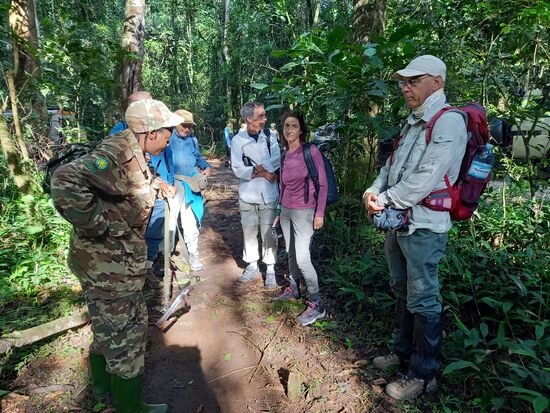 Unsere Gruppe sammelt sich zum Start.