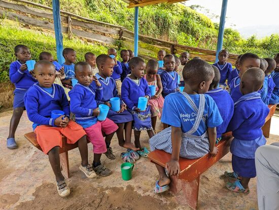 Zur Porridge Zeit wird es wieder mucksmäuschen still.