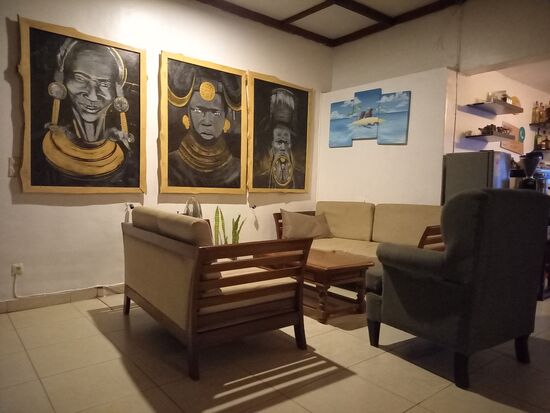 Sitzecke im Guesthouse