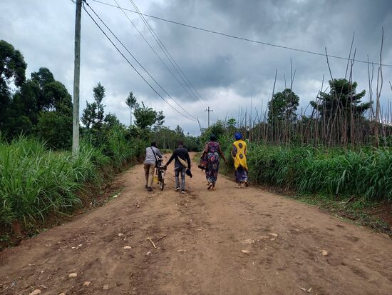 Wie immer sind wir nicht allein unterwegs.