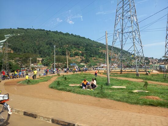 Wir verlassen die Stadt Richtung Uganda.