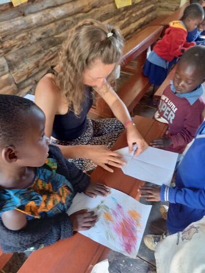 Danach wird gefaltet.