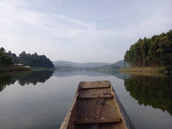 Heute ist es absolut Windstill und es gibt tolle Spiegelungen im See.
