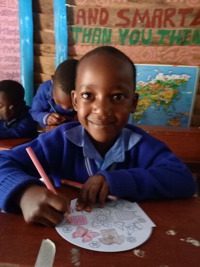 Rose ist eifrig bei der Sache.