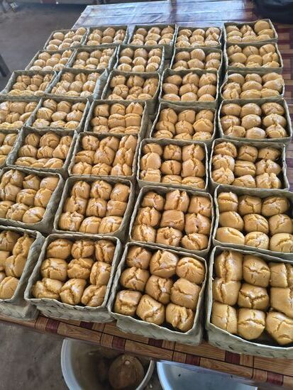 Und immer als 9er-Pack im Palmkörbchen verkauft