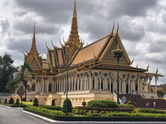 Napoleonhalle, hier finden auch viele rituelle Veranstaltungen statt und darf nicht betreten werden