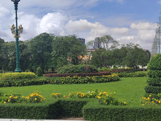 Gepflegte Parkanlagen