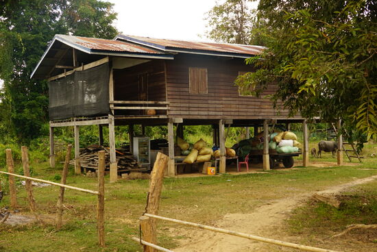 Ein typisches Haus auf dem Land