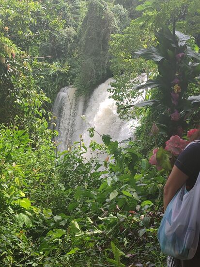 Oberer Teil  des Wasserfalles