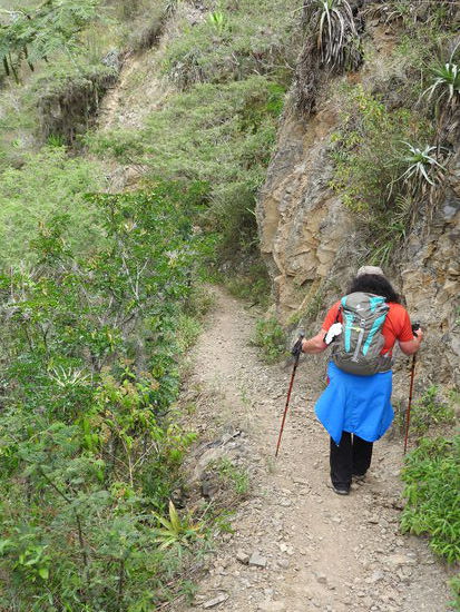 ................ und bergab