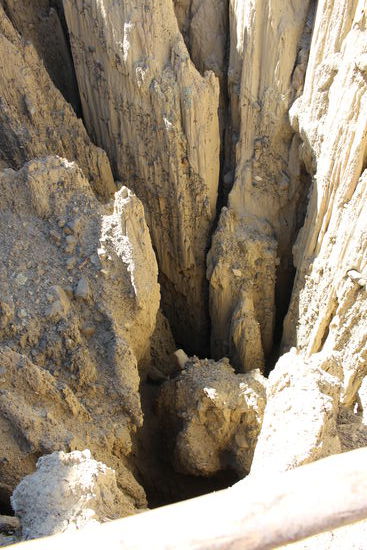 Dabei geht es tief nach unten