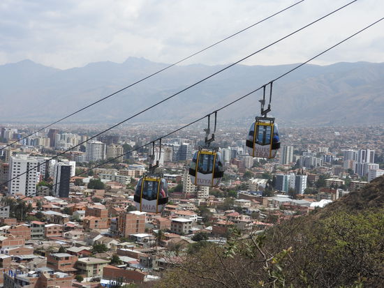 Der Weg hinunter machten wir knieschonend mit der Seilbahn.