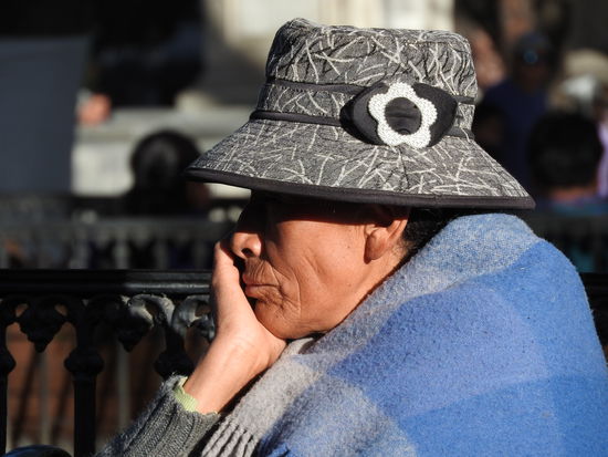 Auch diese Dame genießt die Ruhe