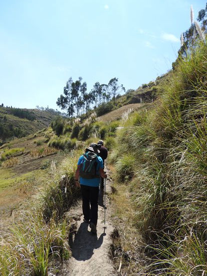 Die schmalen Pfade die wir hoch und runter wandern hätten wir auch nie gefunden