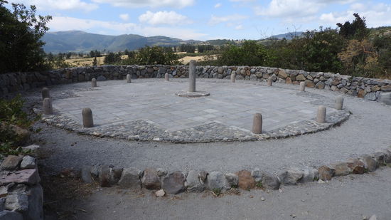 Nachgebildeter Sonnenkalender - leider gab es keine näheren Erklärungen dazu