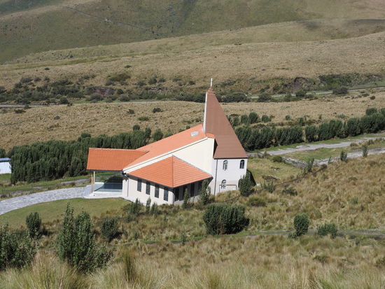 Natürlich darf auch auf 4.000m eine Kapelle nicht fehlen