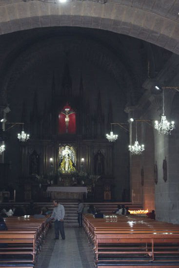 Die Seitenkapelle der Iglesia San Francisco aus dem 17. Jahrhundert