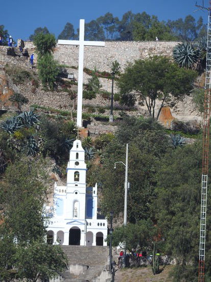 Die Gnadenkapelle ist der Jungfrau von Fatima geweiht und von dort aus ist es nicht mehr weit zum Gipfel.