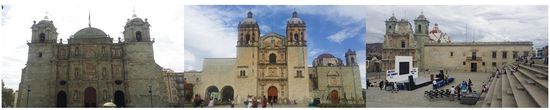 3 der unzähligen Kirchen von Oaxaca