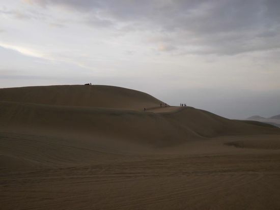 Die große, steile Dünne ging es unter anderem runter.