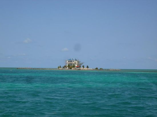 Auch eine kleine Insel reicht für ein großes Haus