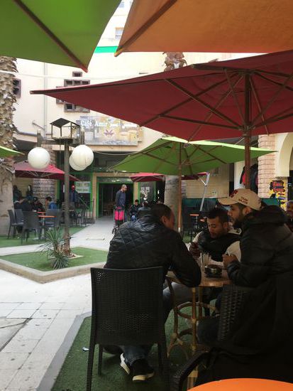 Innenhofcafe in Gabes