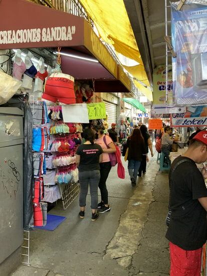 Dessous-Shoppingmeile