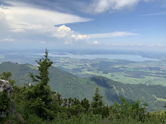 Vom Hochfelln (mit Seilbahn natürlich)