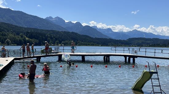 Spaß am Pressegger See (wo man gut essen kann)