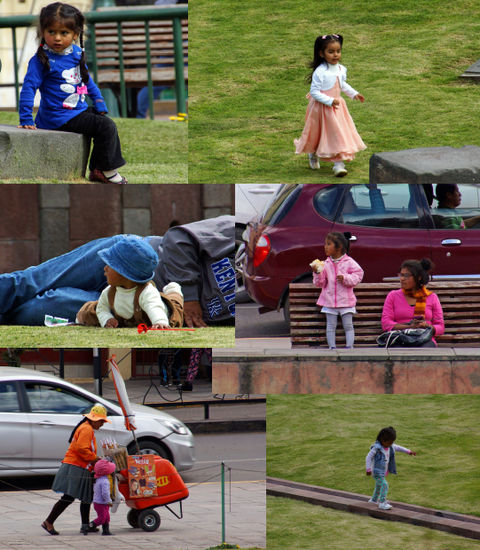 Peruanische Kinder in Cusco